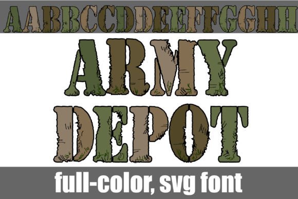 Army Depot Font for Web Design