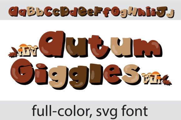 Autumn Giggles Font for Editorial Design