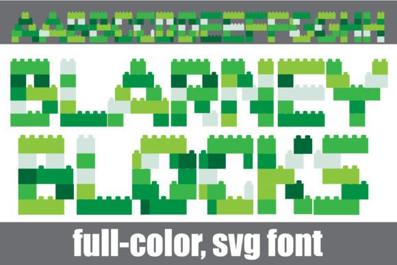 Blarney Blocks: A Color Font for Creative Projects