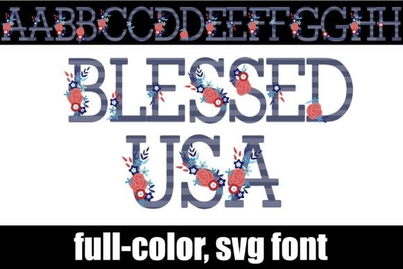 Blessed Usa Font