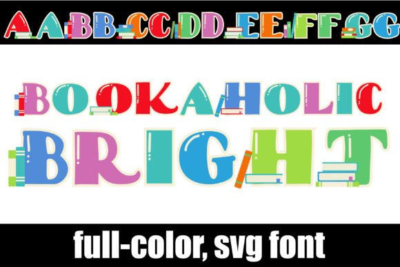 Bookaholic Bright: A Colorful Font for Web Design