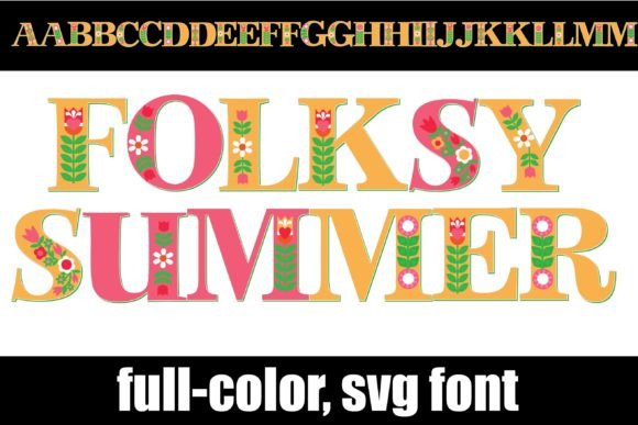 Folksy Summer Font for Business