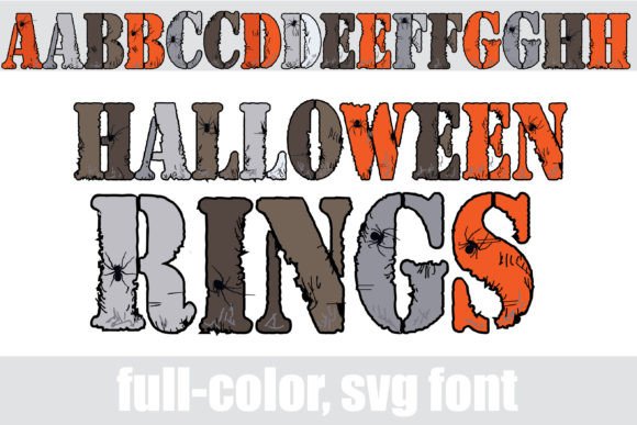 Halloween Rings Font for Business
