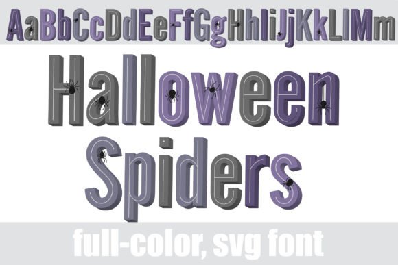 Halloween Spiders Font