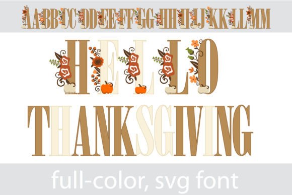 Hello Thanksgiving Font