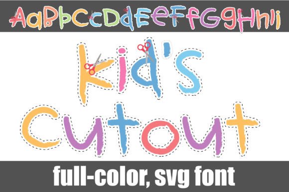Kid s Cutout: A Font for Playful Campaigns