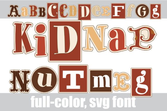 Kidnap Nutmeg: A Font That Speaks Volumes