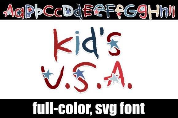Kids Usa Font for Web Design