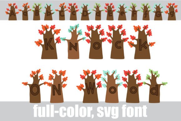 Knock on Wood: A Whimsical Font for Creative Projects