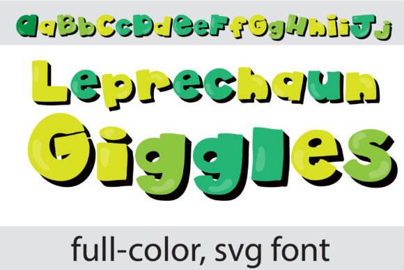 Leprechaun Giggles: A Color Font That Brings Joy to Editorial Design