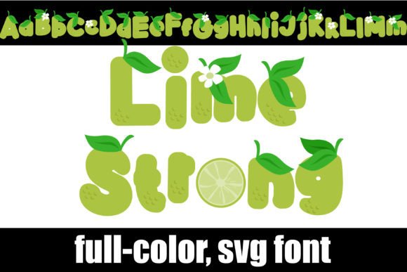 Lime Strong Font for Creative Makers