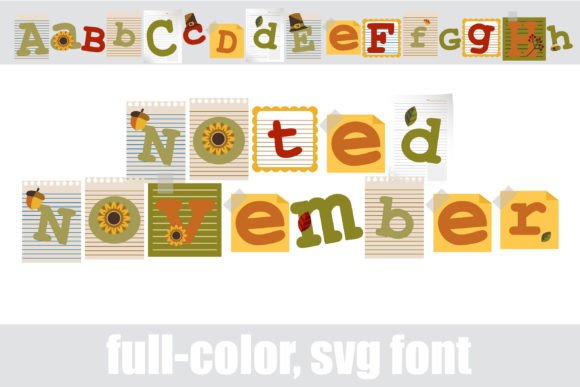 Noted November Font Review