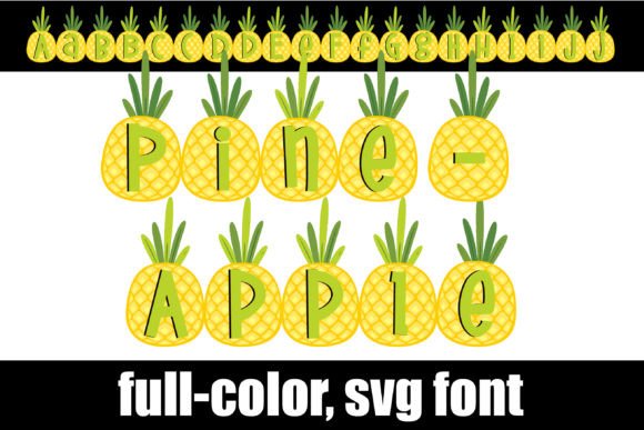 Pineapple Heart: A Color Font for Creative Expression