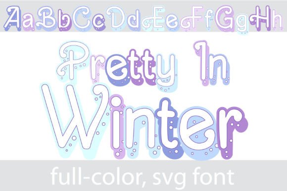 Pretty in Winter: A Font That Shines