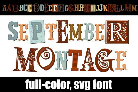 September Montage Font for Bold Branding