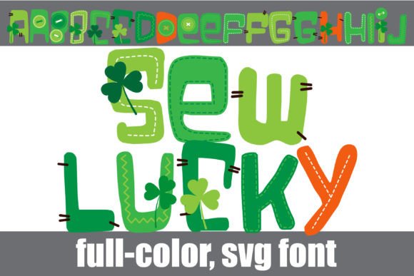 Sew Lucky Font for Creative Marketing