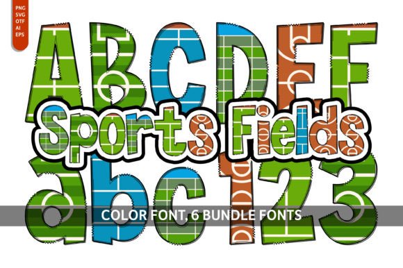 Sports Fields Bundle Font