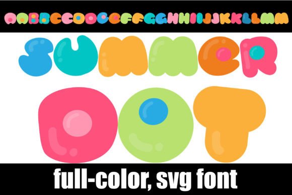 Summer Dot Font for Creative Projects