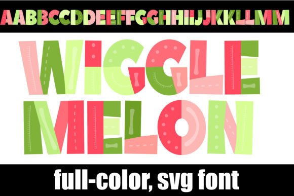 Wigglemelon: A Colorful Font for Web Design