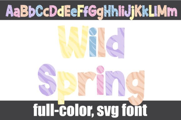 Wild Spring Font Review: A Playful Color Typeface for Creative Branding