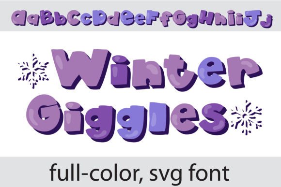 Winter Giggles Font Review