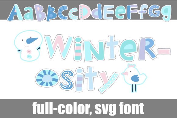 Winter-osity: A Whimsical Winter Font